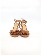 Gianvito Rossi Bağcıklı Süet Sandalet - 35.5